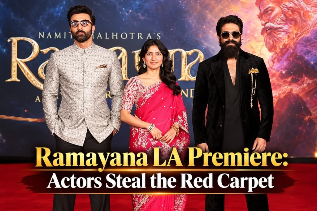 Ramayana LA Premiere: Ranbir Kapoor, Yash and Sai Pallavi